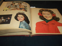 1940'S HOLLYWOOD MOVIE STARS SCRAPBOOK - GREAT PHOTOS - SHIRLEY TEMPLE - 34A