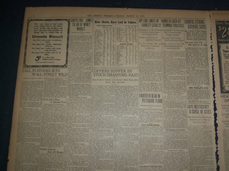 1907 MARCH 15 THE BOSTON HERALD - BRYAN ON FENCE AS TO CANDIDACY - BH 11