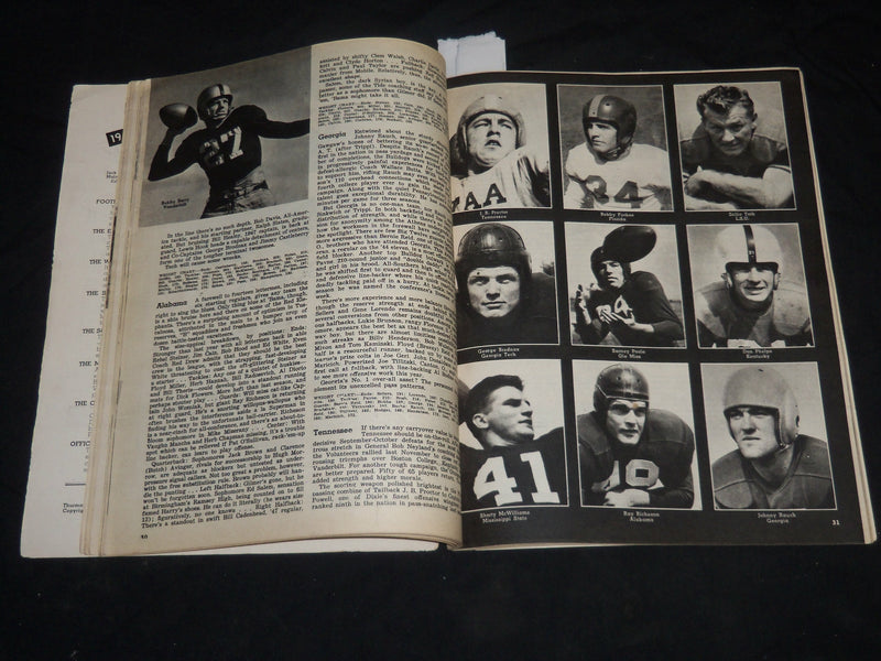 1948 ILLUSTRATED FOOTBALL ANNUAL MAGAZINE - CHUCK BEDNARIK COVER - J 5749