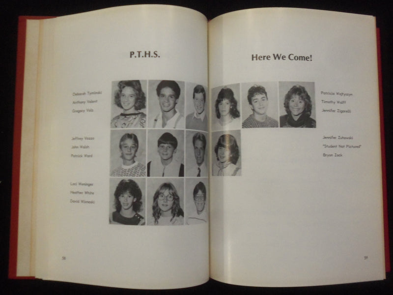 1987 IMPRESSIONS PEQUANNOCK VALLEY SCHOOL YEARBOOK- POMPTON PLAINS, NJ - YB 3165