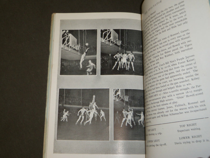 1935-1938 LOUISVILLE MALE HIGH SCHOOL SPECTATOR LOT OF 6 - LOUISVILLE KY- O 1607
