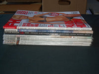 2004-2008 FHM MAGAZINE- BRITISH EDITION- NICE COVERS & PHOTOS- LOT OF 8 - O 3174