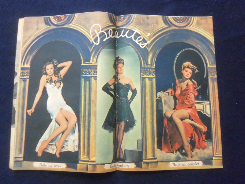 1946 CINEMONDE MAGAZINE- DANNY KAYE BACK COVER - VEDETTES DE NOEL - SP 4868I