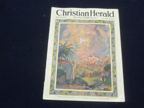 1916 DECEMBER 20 CHRISTIAN HERALD MAGAZINE - FOR UNTO US A SON IS GIVEN- ST 6586