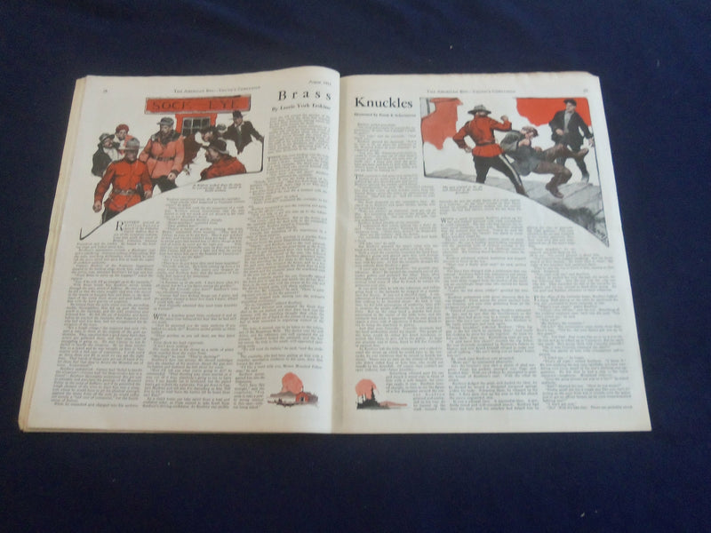 1931 AUGUST AMERICAN BOY MAGAZINE - A STORY OF SPIRIT OF ROMAN LEGION - ST 7061