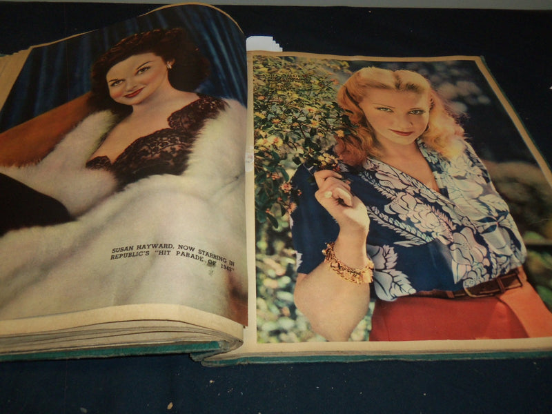 HOLLYWOOD MOVIE STARS SCRAPBOOK - FULL PAGE PHOTOS - 27A