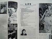 1942 MAY 11 LIFE MAGAZINE - RUFFLES IN FASHION - L 286