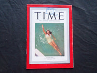1939 AUGUST 21 TIME MAGAZINE - ELEANOR HOLM - T 674