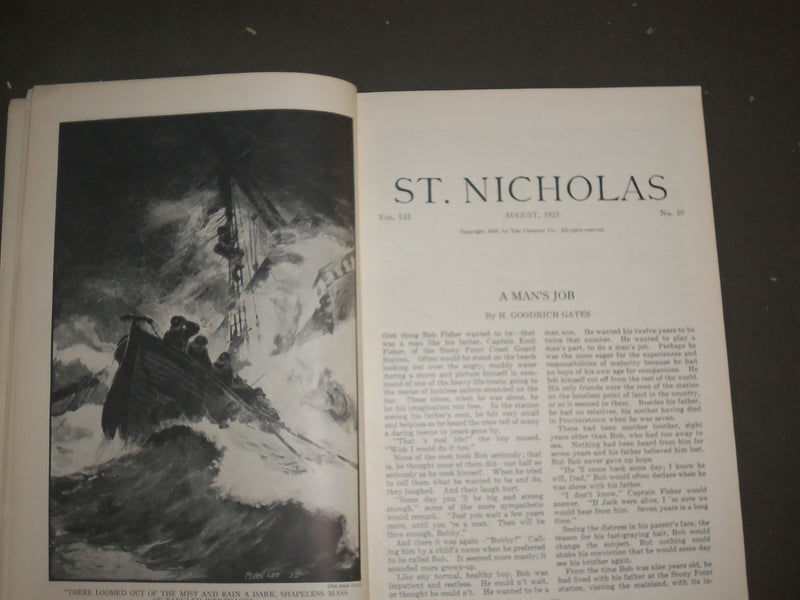 1925 AUGUST ST. NICHOLAS MAGAZINE - ILLUSTRATIONS, STORIES & ADS - B 4643
