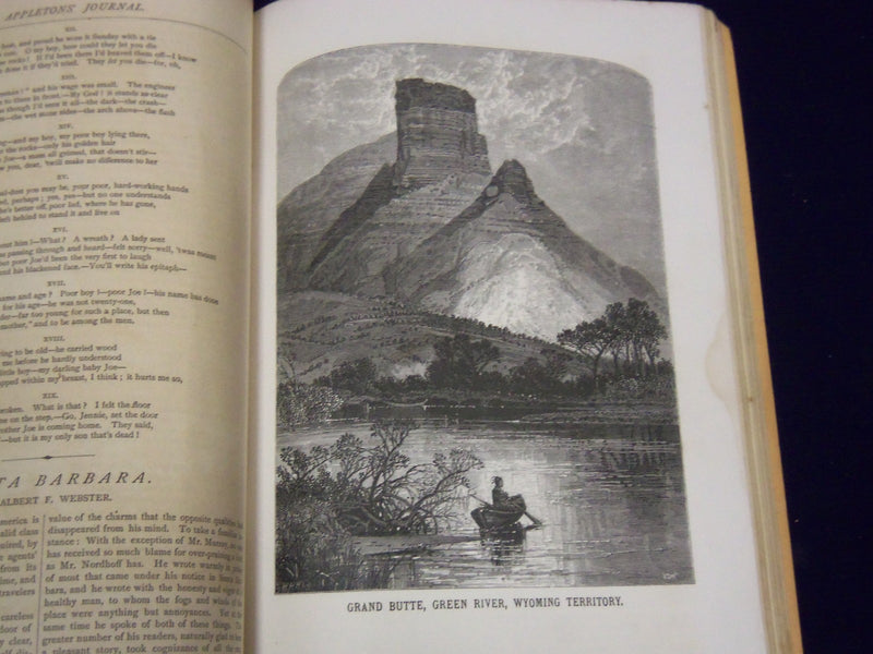 1876 APPLETON'S JOURNAL NEW SERIES LOT OF 5 ISSUES - WILLIAM RICHARD - WR 692