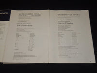1961-1969 METROPOLITAN OPERA LINCOLN CENTER PROGRAMS LOT OF 17 ISSUES - O 2922B