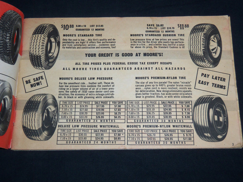 1955 FALL MOORE'S BUSY STORES EVERYWHERE CATALOG - LANCASTER - J 8565