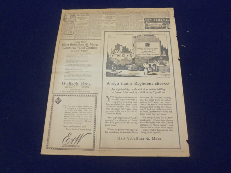 1919 MAY 7 NEW YORK TIMES - MILLION CHEER 77TH ON 5TH AVENUE - NT 9240