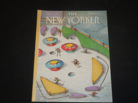1991 FEBRUARY 4 THE NEW YORKER MAGAZINE - ILLUSTRATED COVER - NY 1469