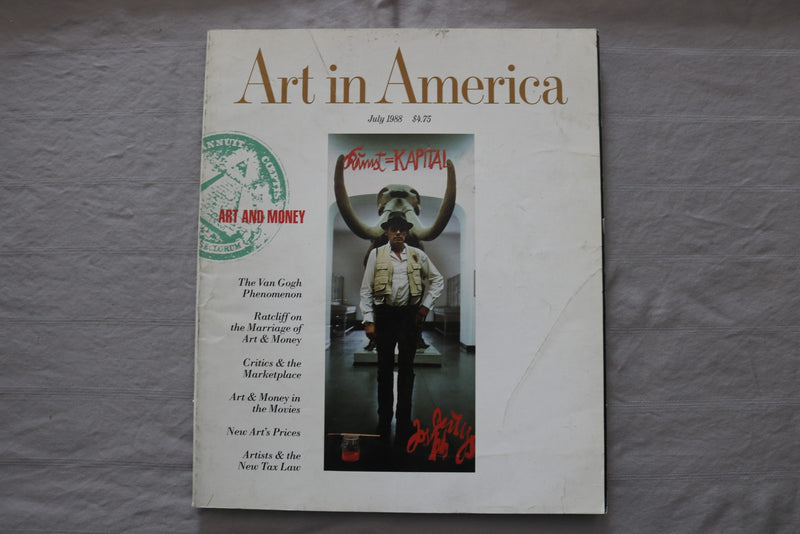 1988 JULY ART IN AMERICA MAGAZINE - JOSEPH BEUYS'S ART - CAPITAL COVER - E 26753