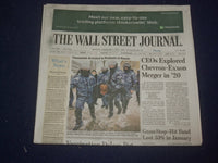 2021 FEBRUARY 1 THE WALL STREET JOURNAL - CEOs EXPLORED CHEVRON-EXXON MERGER '20