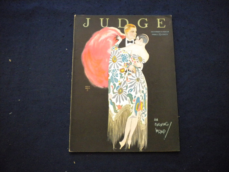 1926 DECEMBER 11 JUDGE MAGAZINE - AN EVENING WRAP! - B 435P