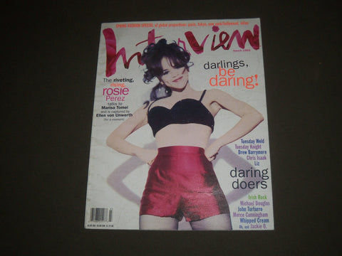 1993 MARCH INTERVIEW MAGAZINE - ROSIE PEREZ COVER - SP 3268