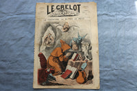 1872 JANUARY 14 LE GRELOT NEWSPAPER - LA TENTATION - FRENCH - NP 8574