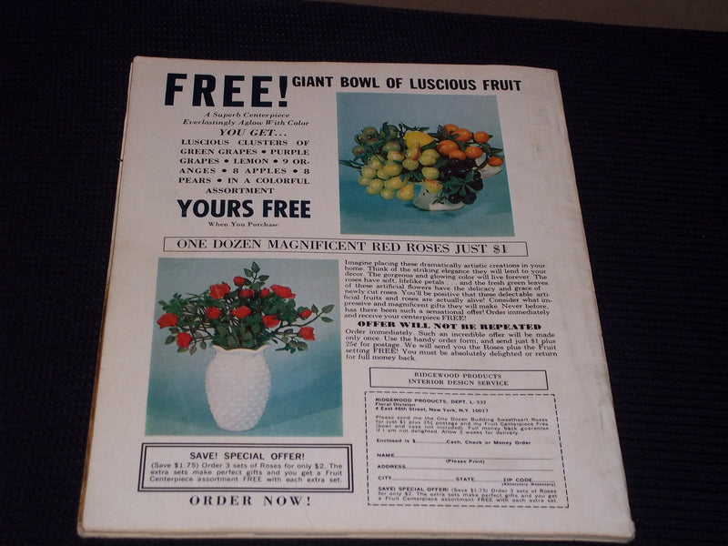 1967 APRIL MODERN SCREEN MAGAZINE - GEORGE HAMILTON & LYNDA BIRD COVER - E 16824