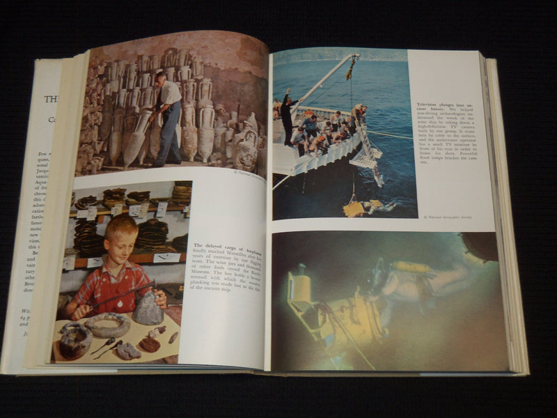 1963 THE LIVING SEA HARDCOVER BOOK BY CAPTAIN J. Y. COUSTEAU - DUGAN - KD 7745