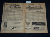 1952 HOLLYWOOD STARS SAN FRANCISCO SEALS BASEBALL OFFICIAL PROGRAM - J 8957