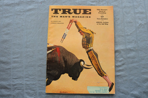 1957 AUGUST TRUE MAGAZINE - SECRET OF FIREWALKING COVER - SP 4922J