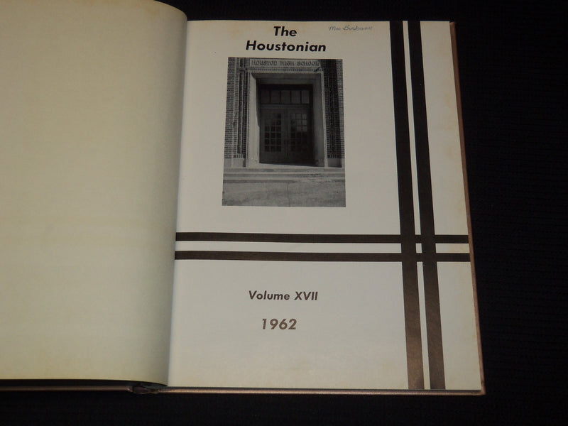 1962 HOUSTONIAN HOUSTON HIGH SCHOOL YEARBOOK - HOUSTON, OHIO - YB 2000