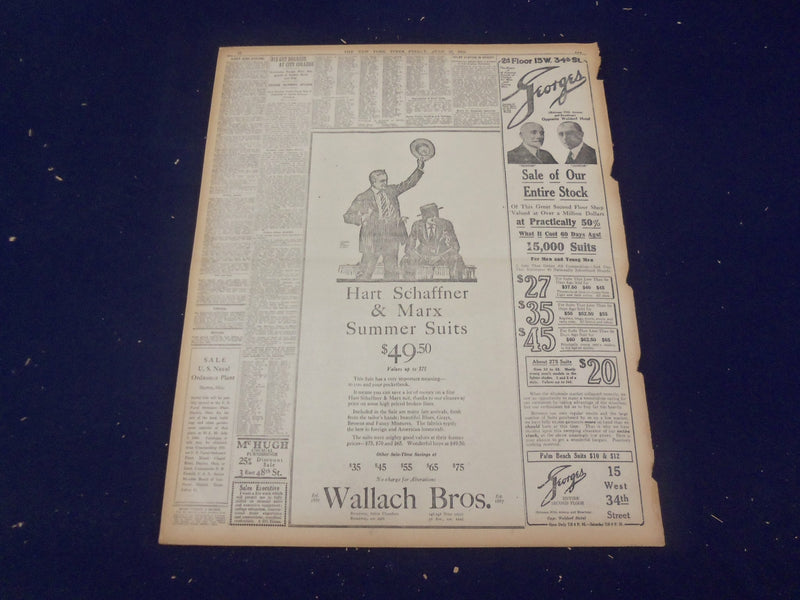1920 JUNE 25 NEW YORK TIMES - COX NOW LOOMS UP AT SAN FRANCISCO - NT 9121