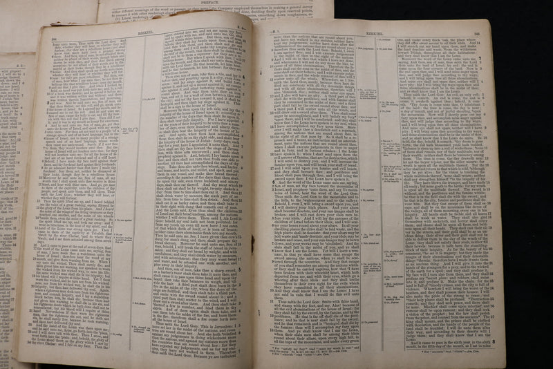 1885 THE OLD TESTAMENT IN 4 PARTS - HARPERS' - SOFTCOVER - K 2418