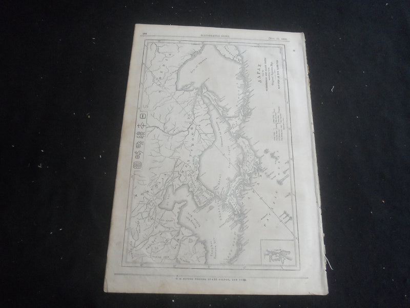 1853 NOVEMBER 19 ILLUSTRATED NEWS MAGAZINE - HORSE-RACES OF JAPANESE - B 5531Y
