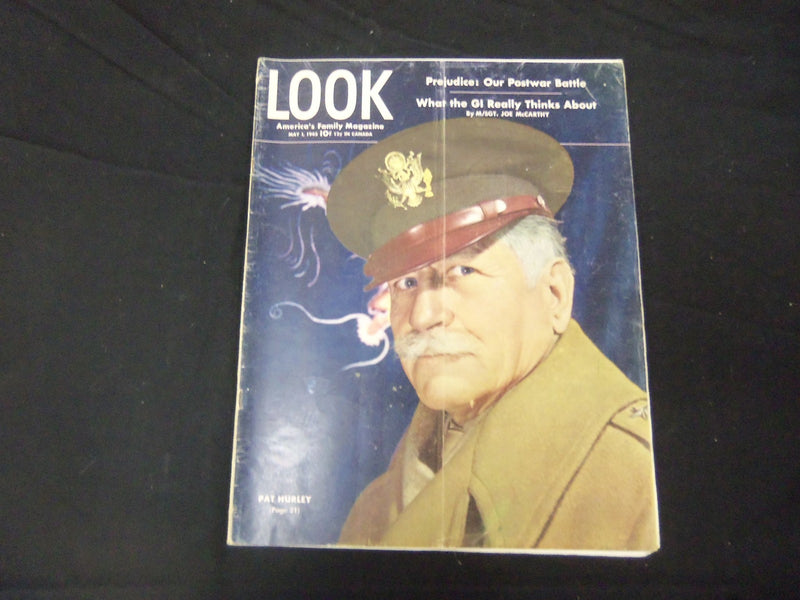 1945 MAY 1 LOOK MAGAZINE - PAT HURLEY - GREAT PHOTOS & ADS - ST 2010