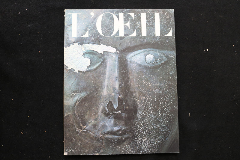 1965 JUNE L'OEIL MAGAZINE - A BEAUTIFUL ILLUSTRATION COVER - E 9851