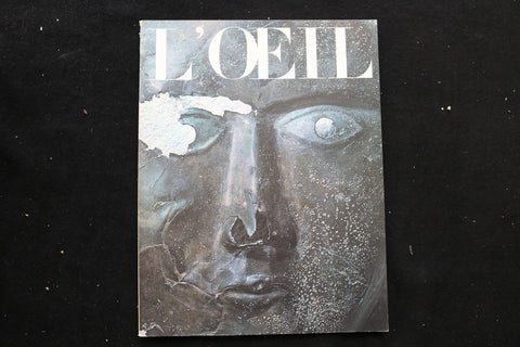 1965 JUNE L'OEIL MAGAZINE - A BEAUTIFUL ILLUSTRATION COVER - E 9851
