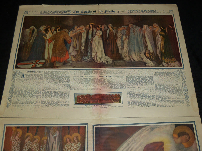 1912 MARCH 24 NEW YORK TIMES EASTER SECTION - ALL COLOR - NP 5622