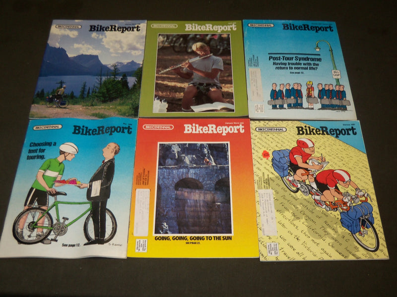 1985-1994 BIKE REPORT MAGAZINE LOT OF 69 ISSUES - NICE COVERS - O 3213