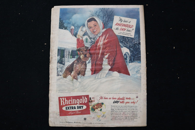1949 JANUARY 16 SUNDAY MIRROR MAGAZINE - ANN BLYTH COVER - E 26295