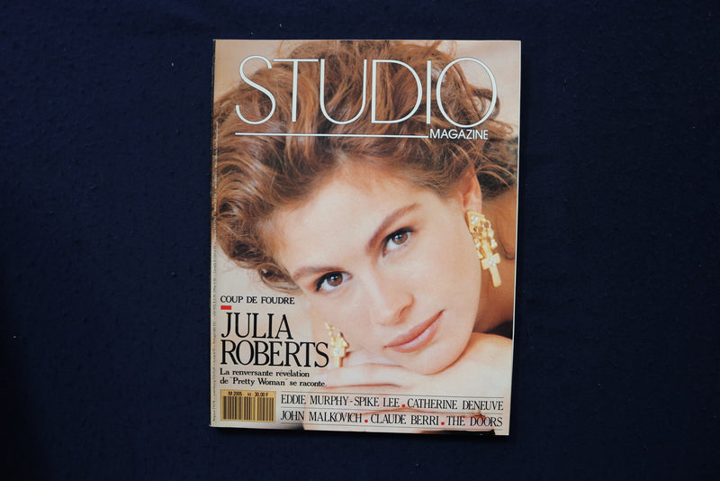 1990 DECEMBER STUDIO MAGAZINE - JULIA ROBERTS COVER - FRENCH - E 18479