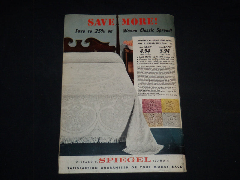1959 MARCH 15 SPIEGEL MORE FOR YOUR MONEY CATALOG - CHICAGO, IL - J 9126