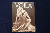 1937 JULY 23 VOILA MAGAZINE - MARLENE DIETRICH - FRENCH COVER - E 23771