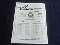 2000 NOV 11 FOOTBALL PROGRAM - NO. MICHIGAN UNIV VS SAGINAW VALLEY ST- SP 1217K