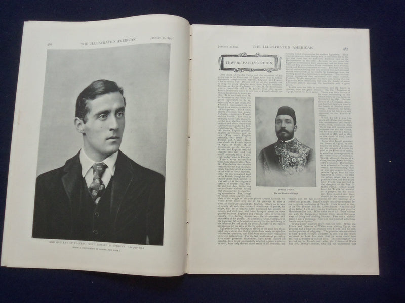 1892 JANUARY 30 THE ILLUSTRATED AMERICAN MAGAZINE - DON JORJE MONTT - J 9731