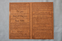 1919 POLICE DEPT. REGULATIONS FOR STREE TRAFFIC IN NEW YORK CITY - K 2569
