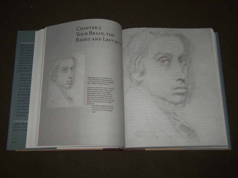 2012 DRAWINGS ON THE RIGHT SIDE OF THE BRAIN BOOK INSCRIBED BY EDWARDS - D 201