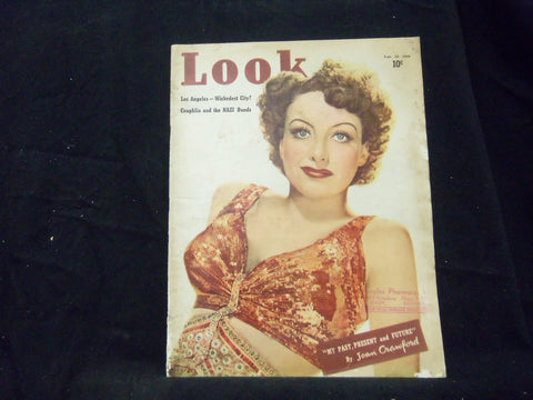 1939 SEPT 26 LOOK MAGAZINE - JOAN CRAWFORD COVER - GREAT PHOTOS & ADS - ST 1439