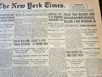 1927 NOVEMBER 22 NEW YORK TIMES - DEMPSEY THE VICTOR BY LEGAL KNOCKOUT - NT 6293