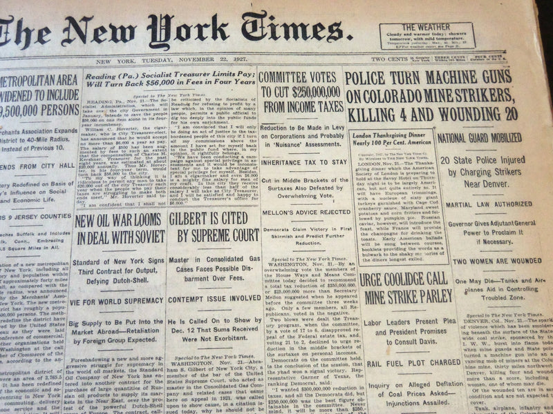 1927 NOVEMBER 22 NEW YORK TIMES - DEMPSEY THE VICTOR BY LEGAL KNOCKOUT - NT 6293