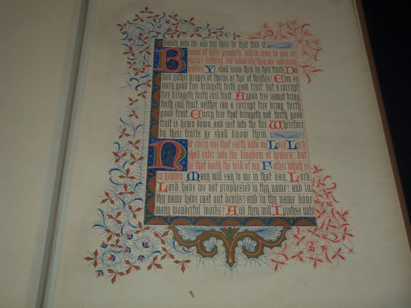 1861 SERMON ON THE MOUNT ILLUMINATED BY W & G AUDSLEY - CHARLES ROLT - Z 252