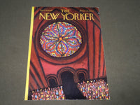 1966 APRIL 9 NEW YORKER MAGAZINE FRONT COVER ONLY - GREAT ART FOR FRAMING