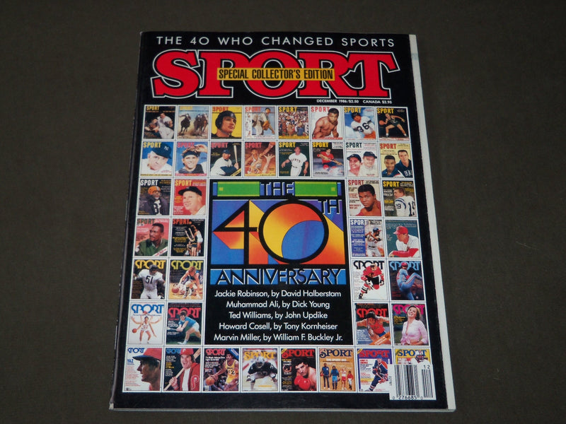 1986 DECEMBER SPORT MAGAZINE - 40TH ANNIVERSARY ISSUE - CW 327